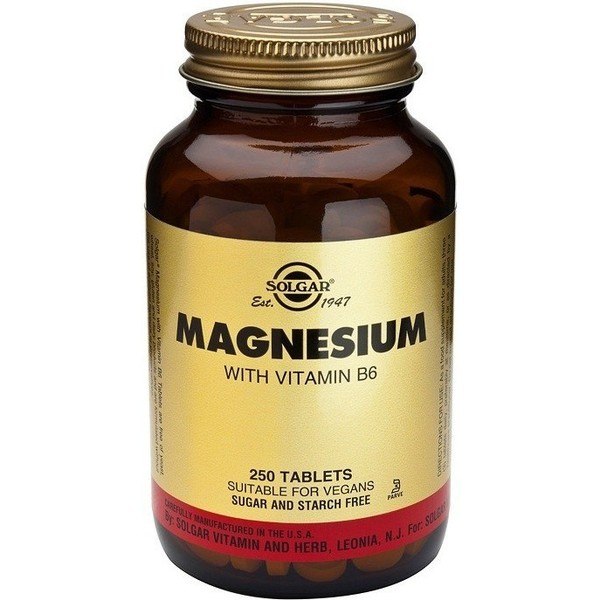 Solgar Magnesio+vitamina B6 250 Comp