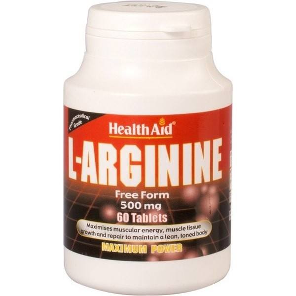 Health Aid L-arginine 60 Comp