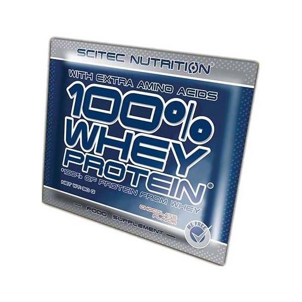 Scitec Nutrition 100% Whey Protein con aminoácidos adicionales 15 gr