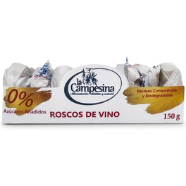 La Campesina Roscos De Vino 150 Gr Sin Azucar Vegan