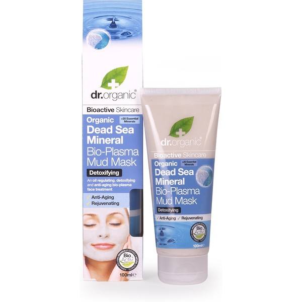 Dr Organic Mascarilla Barro Bio-plasma Minerales Mar Muerto