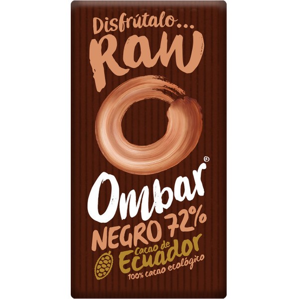 Ombar Chocolate Negro 72% Bio 70 G