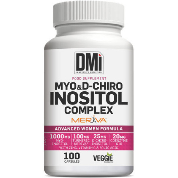 Complexe d'inositol Myo & D-chiro de Dmi Nutrition (formule avancée pour femmes) 100 gélules