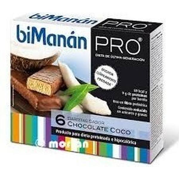 Bimanan Bmn Pro Barres de Chocolat à la Noix de Coco 6 Barres