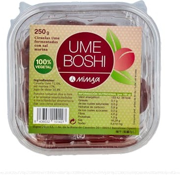 Mimasa Umeboshi Natural 250 Gr (Ameixas)-image