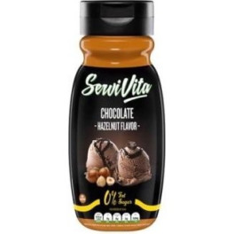 Servivita Chocolade Hazelnootsaus Zonder Calorieën 320 Ml