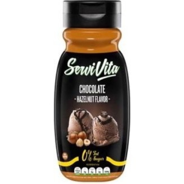 Servivita Salsa Di Nocciole Al Cioccolato Senza Calorie 320 Ml