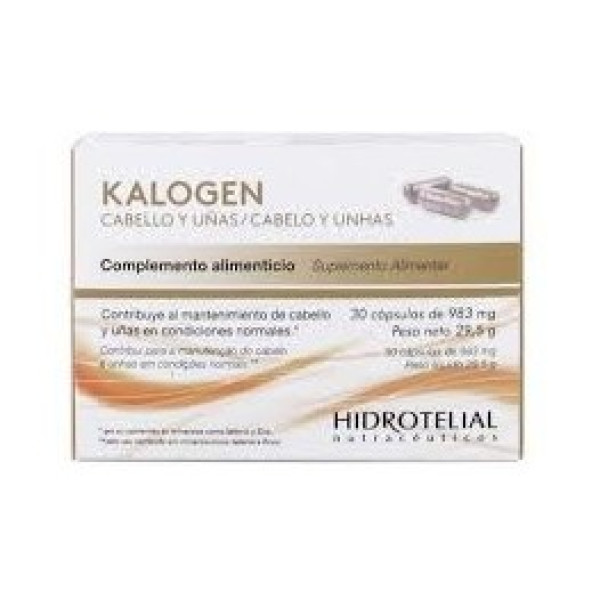Kalogen versterkt haar en nagels 30 capsules