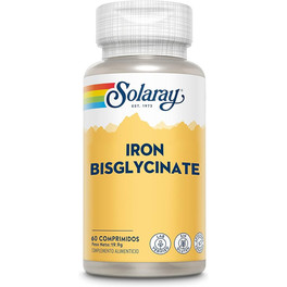 Solaray Bisglycinaat IJzer IJzer Bisglycinaat 60 Comp