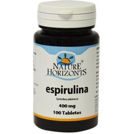 Nature Horizonts Spirulina 400 Mg 100 Tabs