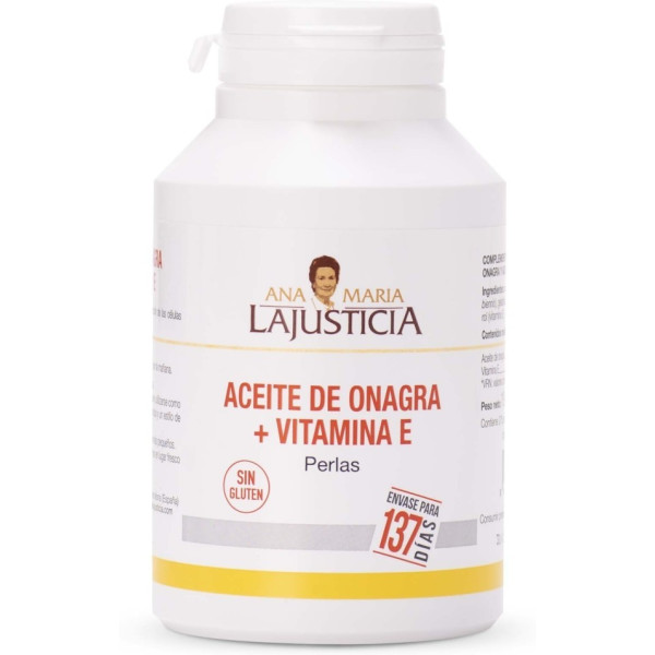 Ana Maria LaJusticia Huile d'Onagre + Vitamine E 275 perles