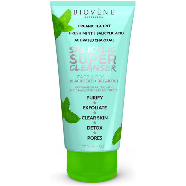 Biovene Salicyclic Super Cleanser Face & Body Mitesser + Breakout 200 ml Frau