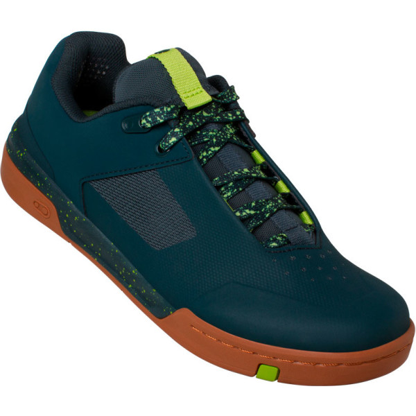 Crank Brothers Crank Brothers Shoes Stamp Lace Petrol/lime - Gum Outsole Splatter 45
