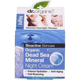 Dr Organic Crema De Noche De Minerales Mar Muerto 50 Ml