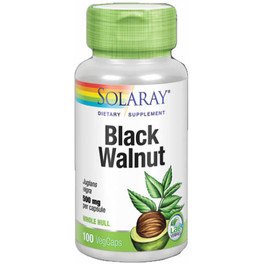 Solaray Black Walnut (Nogal Negro) 500 Mg 100 Caps