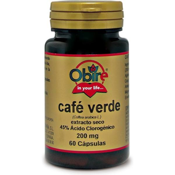 Obire Groene Koffie 200 Mg Ext Droog 60 Caps