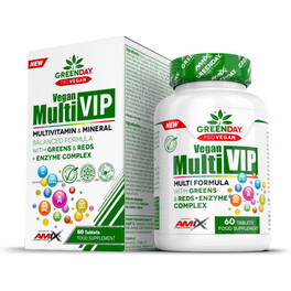 Amix Greenday Provegan Vegan Multi Vip 60 Tabbladen