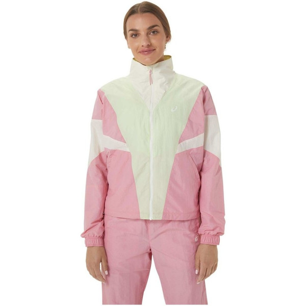 Asics Chaqueta Tiger Tracksuit Mujer - Rosa