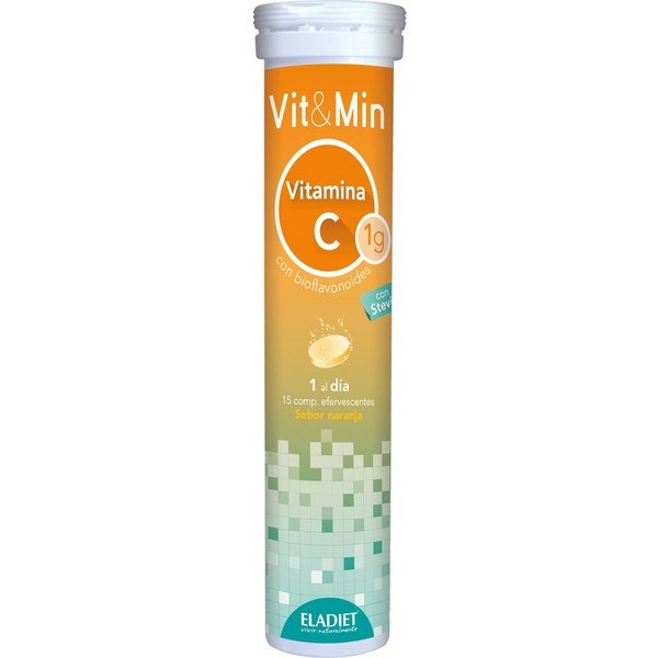 Eladiet Vit&min Vitamina C 15 Comp Efervescente
