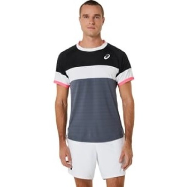 Asics Camiseta Men Match Ss Top 2041a244 - Negro