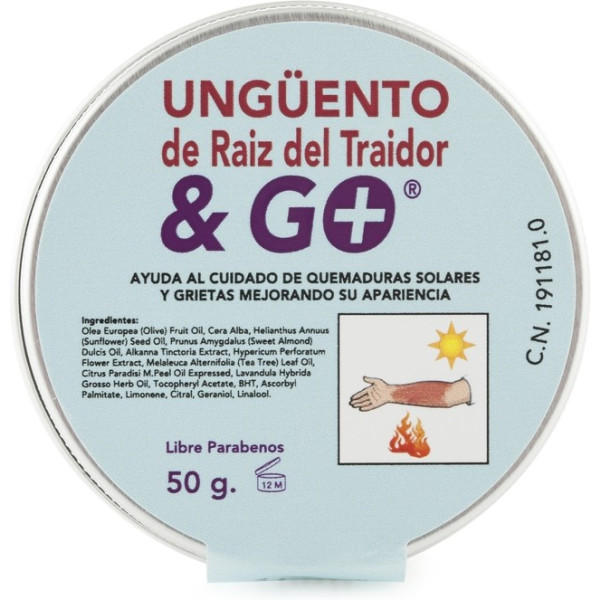 Pharma&go Onguent Racine du Traître & Go 50g (Brûlures)