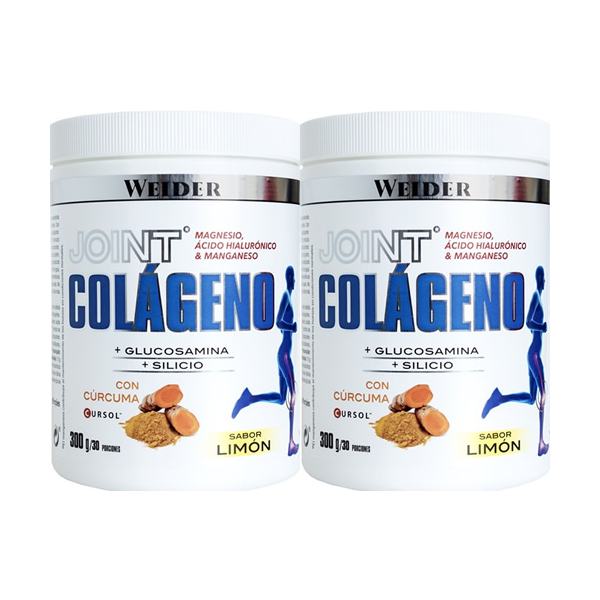 Pak 2 Weider Joint Collageen + Glucosamine + Silicium 300 gr