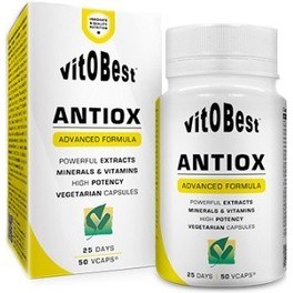 VitOBest Antiox 50 VegeCaps - Formule aux Agents Antioxydants