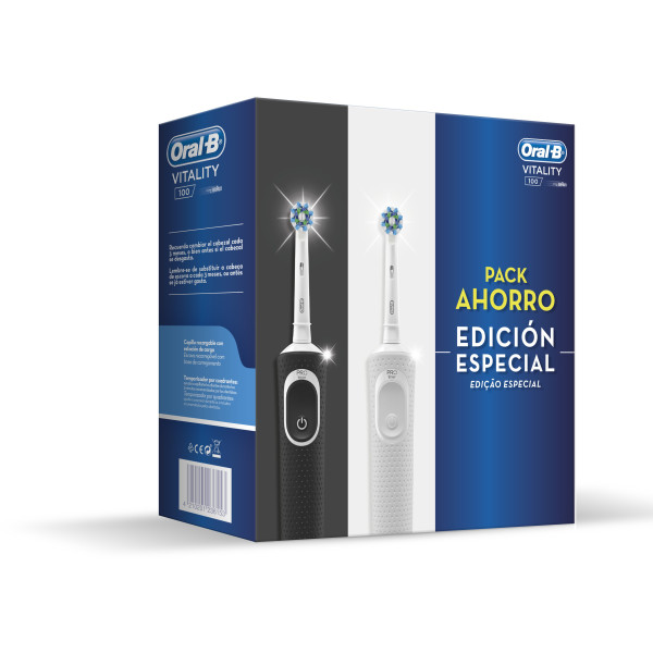 Oral-b Vitality Cross Action Lote 2 Cepillos Electricos Unisex