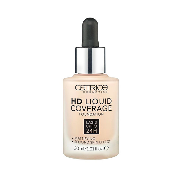 Catrice Hd Liquid Coverage Foundation hält bis zu 24 Stunden 010-hellbeige Frau