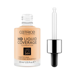 Catrice Hd Liquid Coverage Foundation Dura até 24h 036-hazelnut Woman