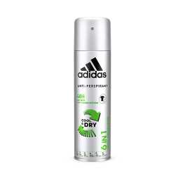 Adidas Cool & Dry 6 En 1 Desodorante Vaporizador 200 Ml Hombre