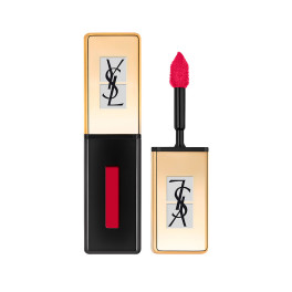 Yves Saint Laurent Rouge Pur Couture Pop Water Glossy Stain 201-dewy Red 6 Ml Mujer