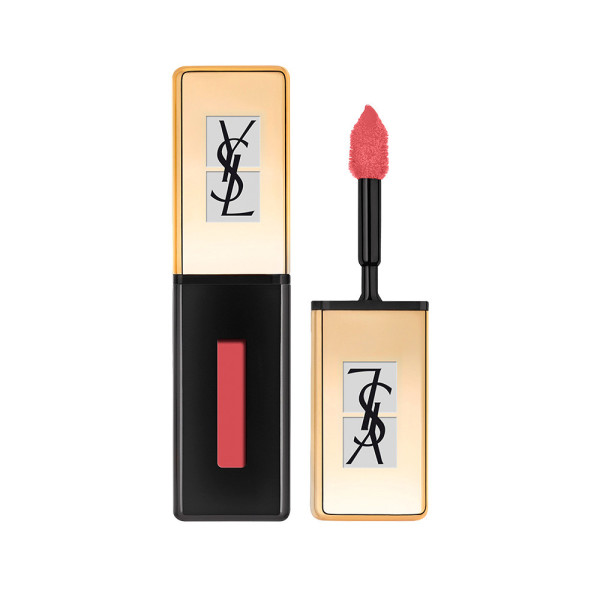 Yves Saint Laurent Rouge Pur Couture Pop Water Glossy Stain 203-eau De Corail Mujer