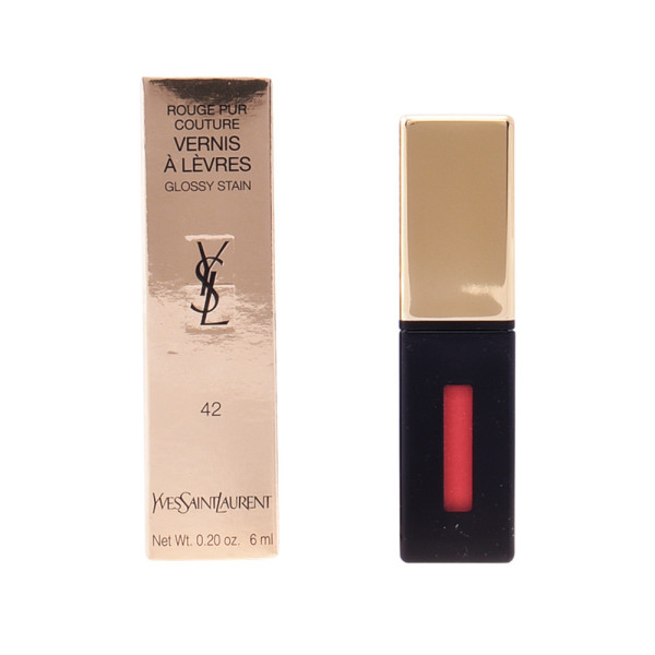 Yves Saint Laurent Rouge Pur Couture Vernis à Lèvres 42-tangerine Moiré 6 Ml Mujer