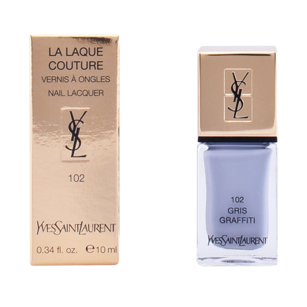 Yves Saint Laurent La Laque Couture 102-gris Graffiti 10 Ml Mujer