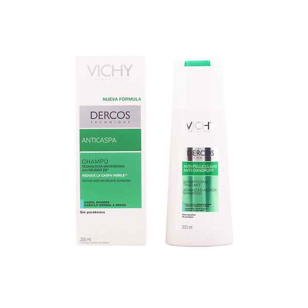Vichy Dercos Anti-pellic Gras Shampooing Treatment 200 Ml Unisex