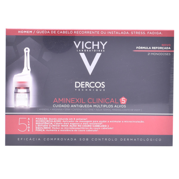 Vichy Dercos Aminexil Clinical 5 Homme 21 X 6 Ml Hombre