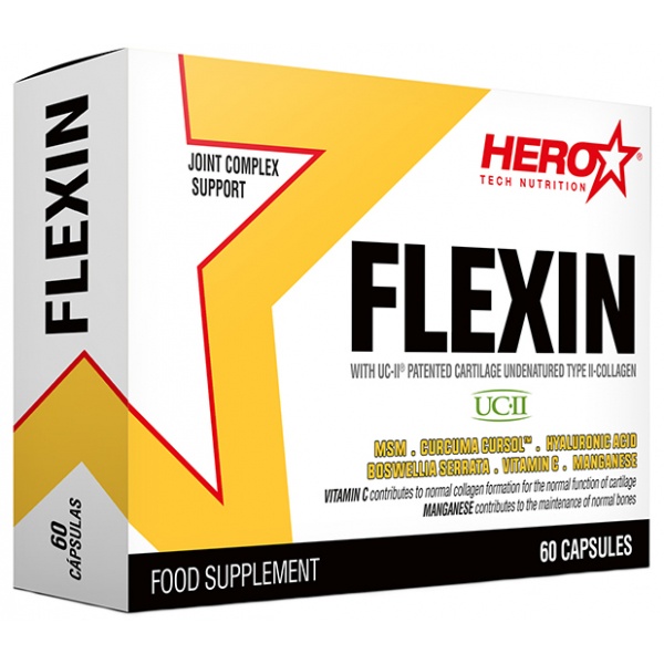 Hero Flexin - Suppléments articulaires 60 capsules