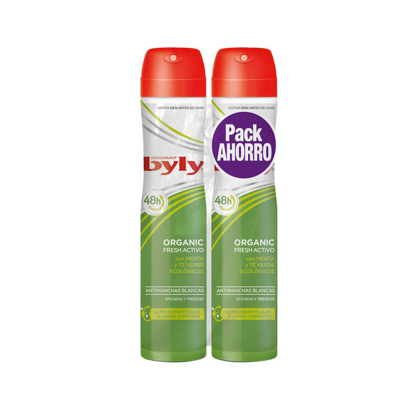 Byly Organic Extra Fresh Deodorante Spray Lotto 2 Pezzi Unisex