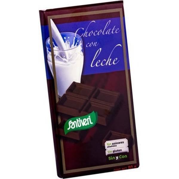 Santiveri Chocolate T.con Leche+maltitol 80 Gramo