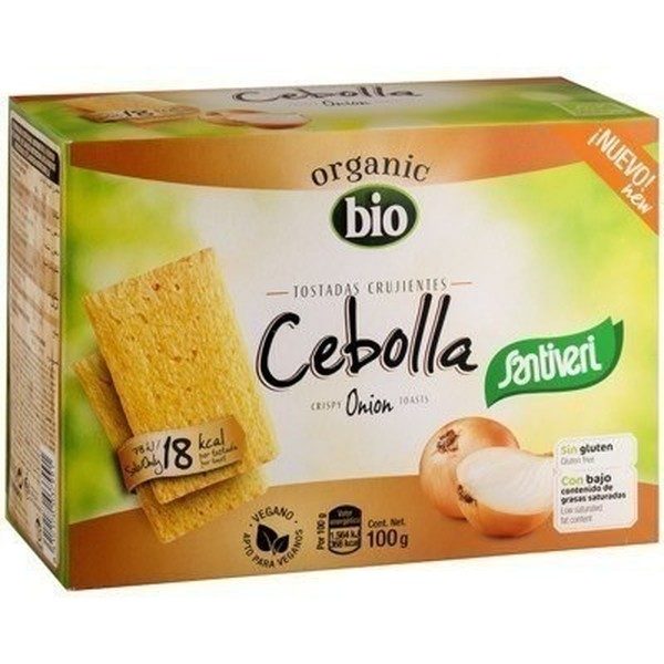 Santiveri Tostadas Crujientes Sabor Cebolla Bio Organic 100 Gr