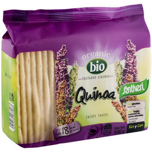 Santiveri Tostadas Ligeras Quinoa Bio - 100 Gramos