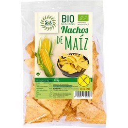 Solnatural Nachos De Maiz Natural Sin Gluten Bio 125 G