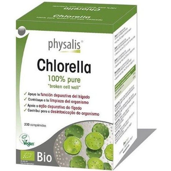 Physalis Chlorella 200 Comprimidos