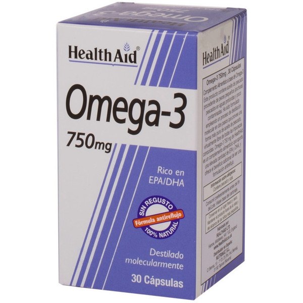 Health Aid Omega 3 750 Mg 30 Caps