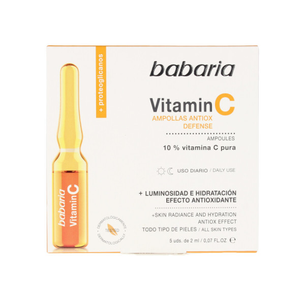 Ampolas Babaria Vitamina C Antiox Defense 5 X 2 Ml Feminino