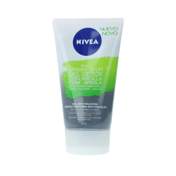 Nivea Urban Skin Detox 3en1 Limpieza Profunda 150 Ml Unisex