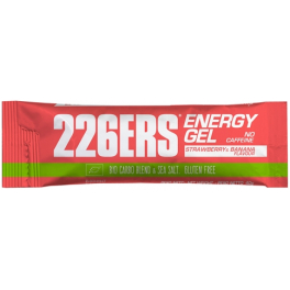226ERS Energy Gel BIO Aardbei-Banaan Cafeïnevrij - 15 Gels x 40 Gr
