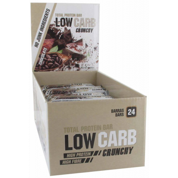GoldNutrition Total Protein Bar Low Carb Crunchy 24 barritas x 40 gr