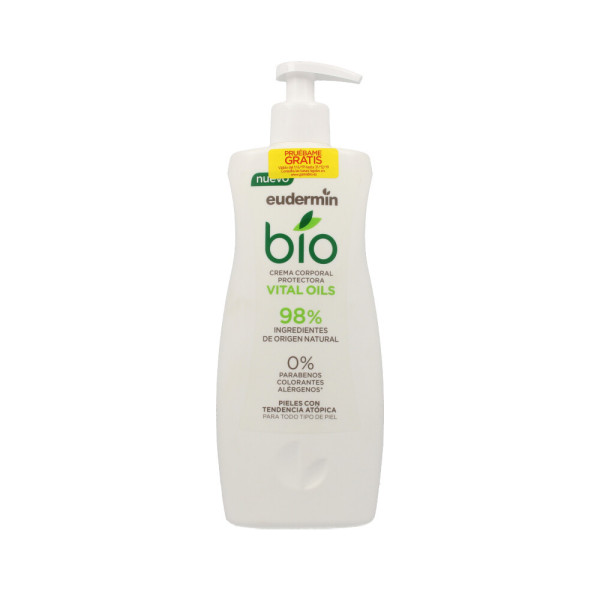 Eudermin Bio Natural Vital Oils 0% Crema Corporal Protectora 400 Ml Unisex